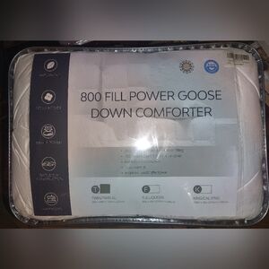 Luxury Goose Down Comforter - White